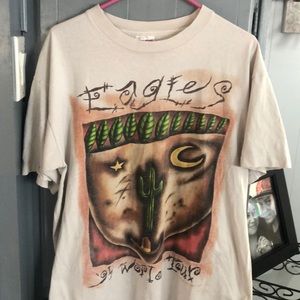 True vintage Eagles band shirt